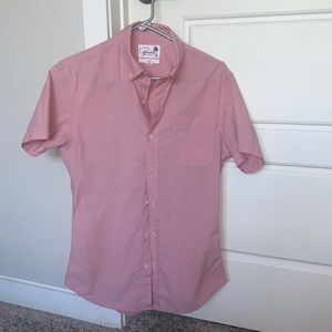Bonobos short sleeve button down tailored fit
